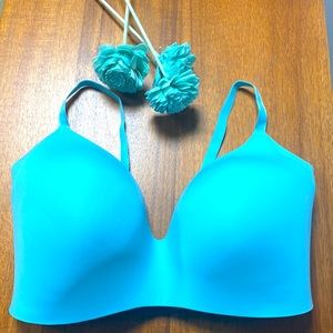 KNIX WINGWOMEN WIRELESS BRA IN BLUE SEA FOAM | size 8+